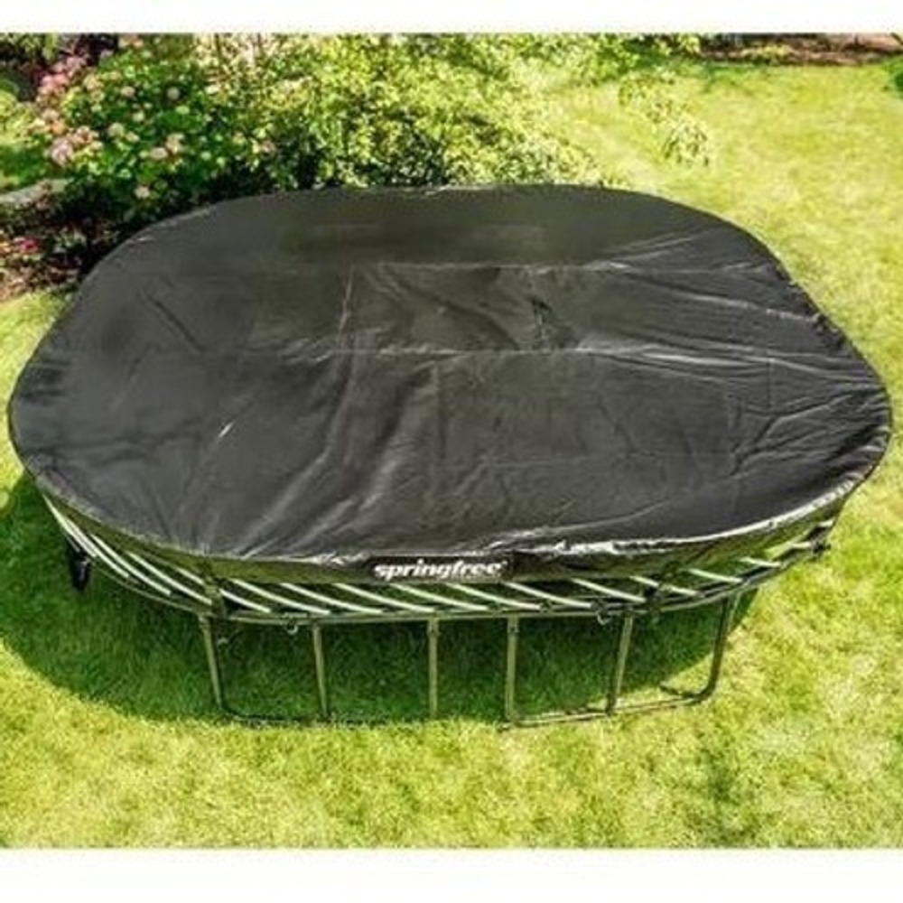 Springfree Trampoline Cover S155 Jumbo‎ Square Black All Weather Protection New